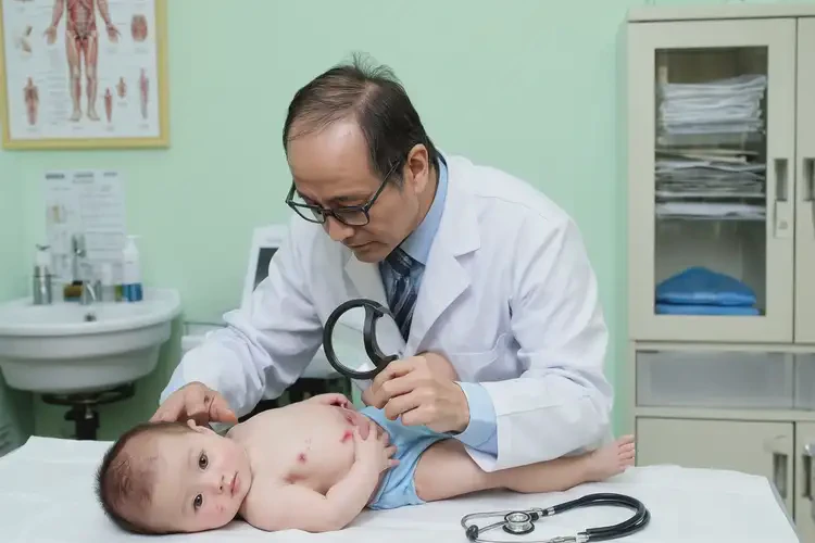 嬰兒肚子上偶爾長濕疹可以徹底自愈嗎(圖3)