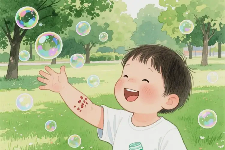 小孩手臂出湿疹能够彻底治愈吗(图1)