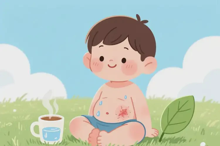 兒童肚子出濕疹能靠自己自愈嗎(圖1)