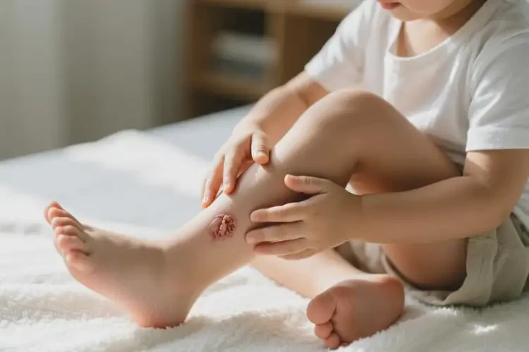 小孩小腿上容易起濕疹能徹底自愈嗎(圖3)