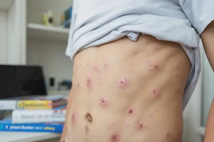 大學(xué)生肚子出現(xiàn)濕疹不管它會(huì)自己好嗎(圖4)