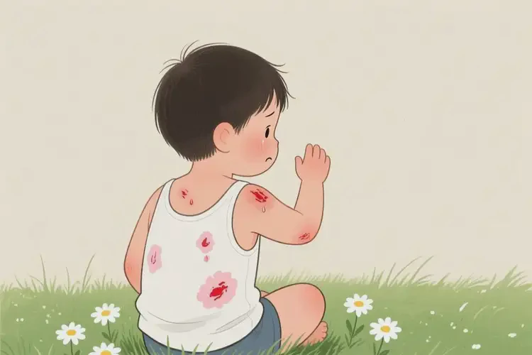 少兒肚子上經(jīng)常長(zhǎng)濕疹不管它會(huì)自己自愈嗎(圖3)