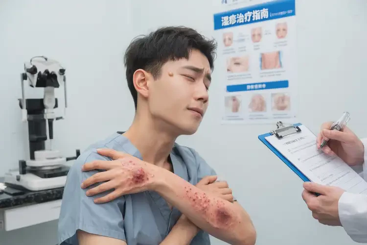 青年人全身經常起濕疹不管它會自己自愈嗎(圖2)