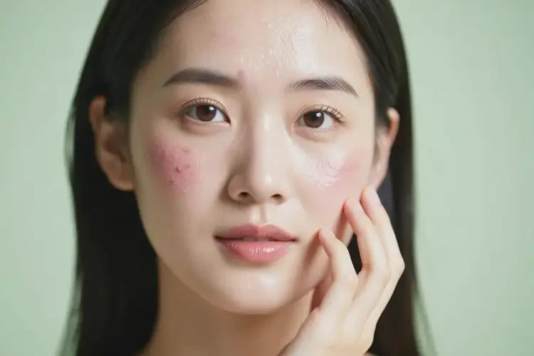 女生面部偶尔起湿疹可不可以彻底自愈(图1)