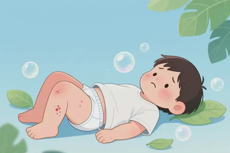 少兒大腿有濕疹能徹底自愈嗎(圖4)