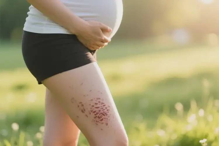 孕婦大腿上出現(xiàn)濕疹能徹底自愈嗎(圖2)