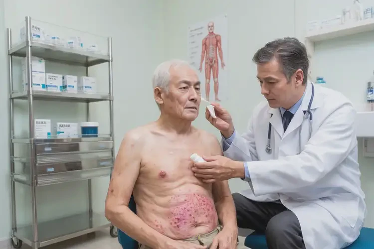 高齡老人肚子經(jīng)常起濕疹可不可以徹底自愈(圖2)