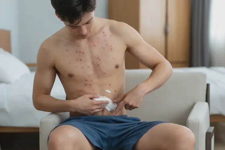 青年人肚子出現濕疹能夠徹底治愈嗎(圖2)