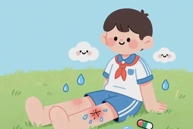 中學(xué)生大腿上出現(xiàn)濕疹能徹底自愈嗎(圖2)