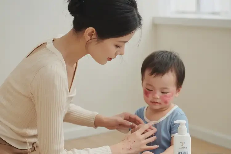 幼兒脖子上容易起濕疹不管它會自己痊愈嗎(圖3)