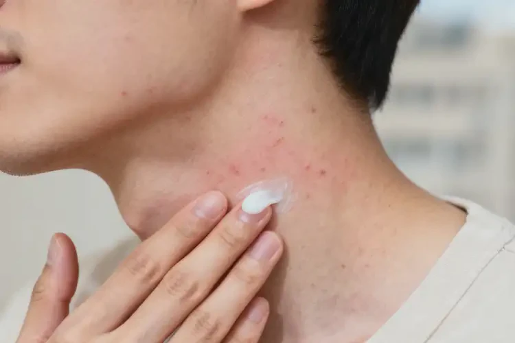 男性脖子容易起濕疹能靠自己自愈嗎(圖1)