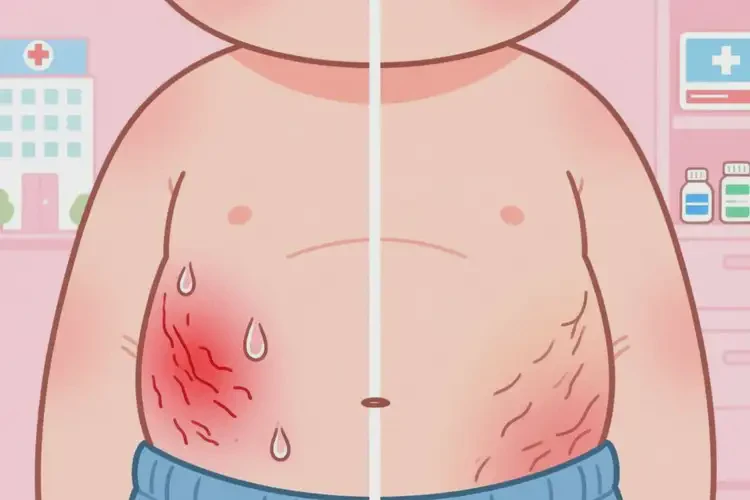 兒童肚子上有濕疹能靠自己自愈嗎(圖1)