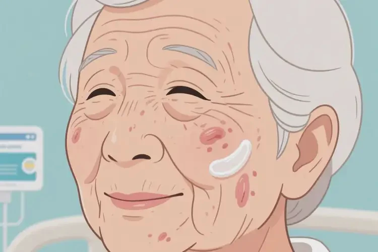 老人面部偶爾起濕疹能夠徹底治愈嗎(圖4)