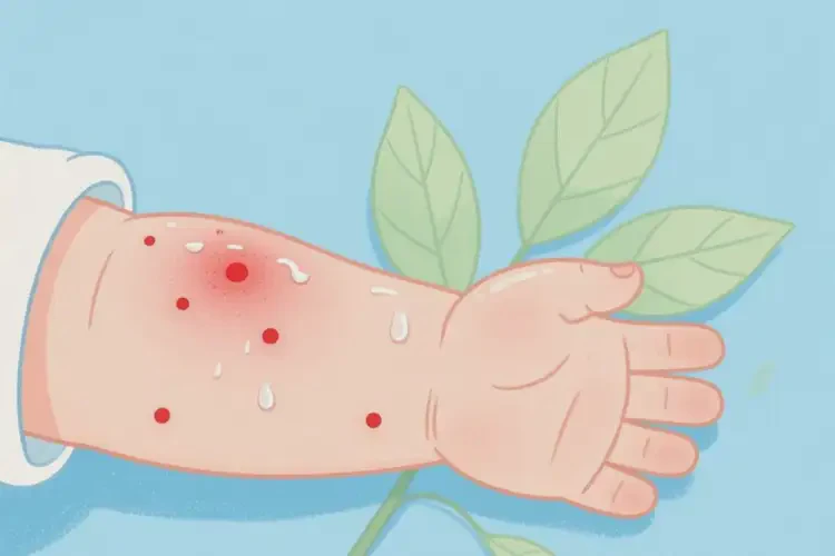 小兒手臂上經(jīng)常起濕疹可不可以徹底自愈(圖1)