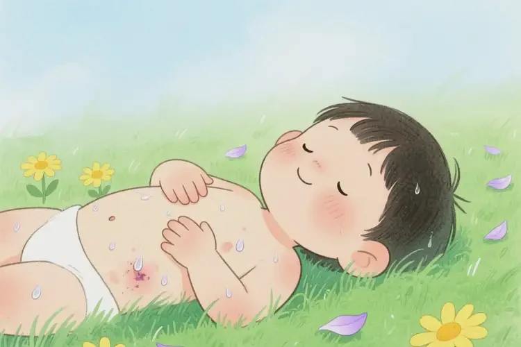 少儿肚子经常起湿疹不管它会自己好吗(图2)