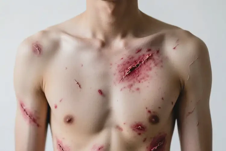 男生身上經(jīng)常起濕疹不管它會自己痊愈嗎(圖4)