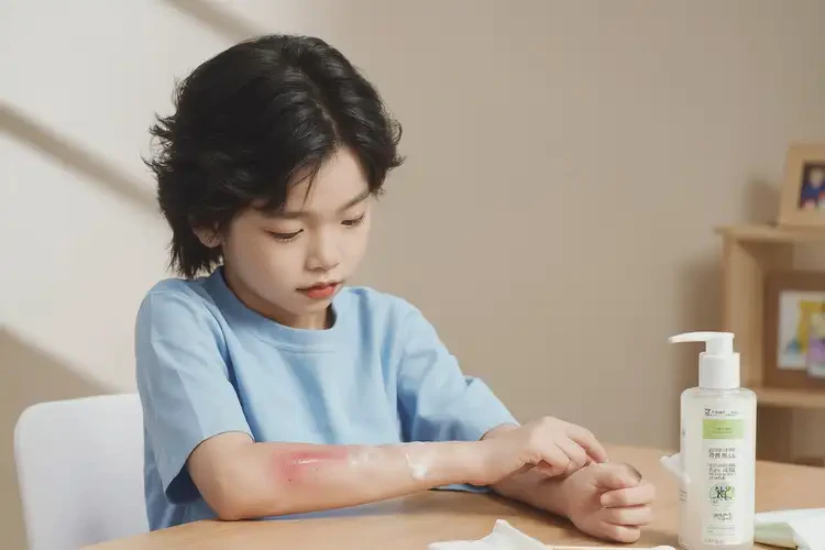 小兒手臂上經(jīng)常起濕疹不管它會(huì)自己好嗎(圖2)