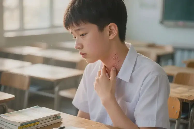中學(xué)生脖子上長濕疹能徹底自愈嗎(圖4)