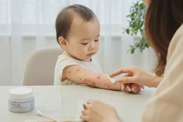 寶寶手臂有濕疹不管它會(huì)自己自愈嗎(圖2)
