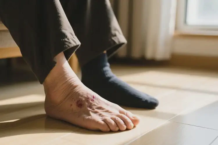 老人腳上偶爾長濕疹不管它會自己痊愈嗎(圖4)