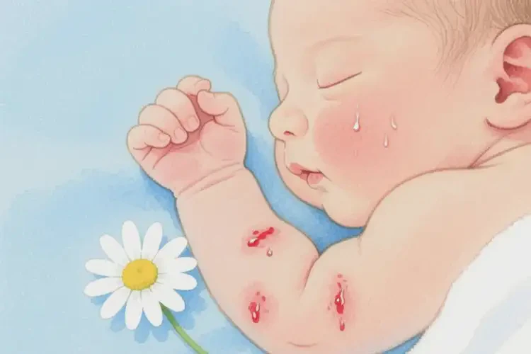 新生儿手臂有湿疹能靠自己自愈吗(图3)