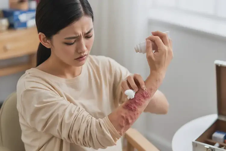 女生手臂上出濕疹不管它會自己自愈嗎(圖2)