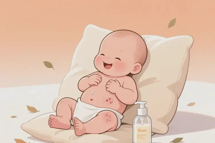 新生兒肚子上容易起濕疹可以徹底自愈嗎(圖1)