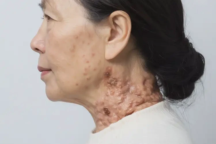 女人脖子长湿疹能不能彻底自愈(图2)