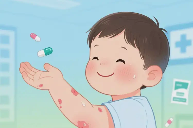 小孩手臂容易起濕疹能徹底自愈嗎(圖4)