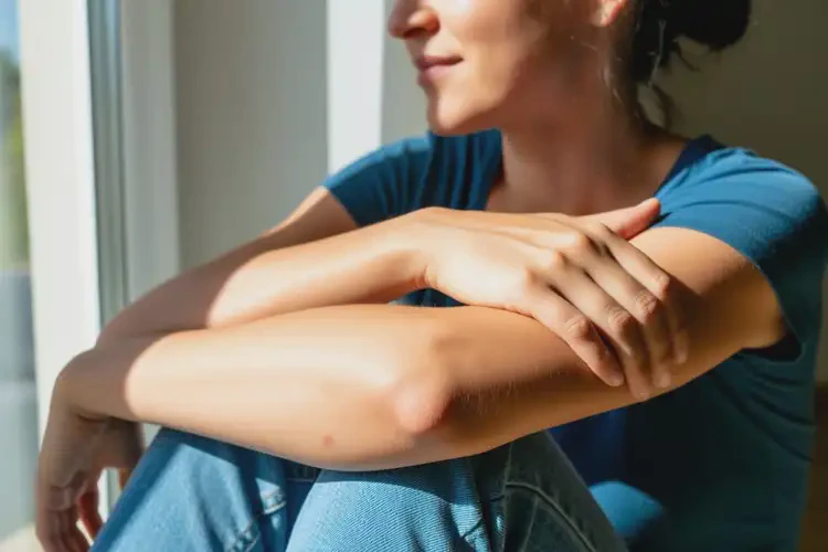 女人手臂出現(xiàn)濕疹可以徹底自愈嗎(圖2)