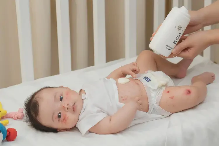 嬰兒肚子經(jīng)常長濕疹不管它會自己痊愈嗎(圖3)