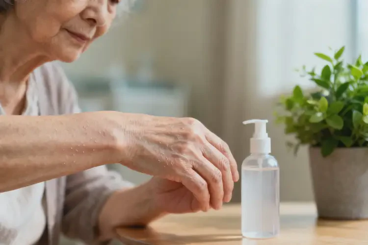 老人身上容易長(zhǎng)濕疹不管它會(huì)自己好嗎(圖2)