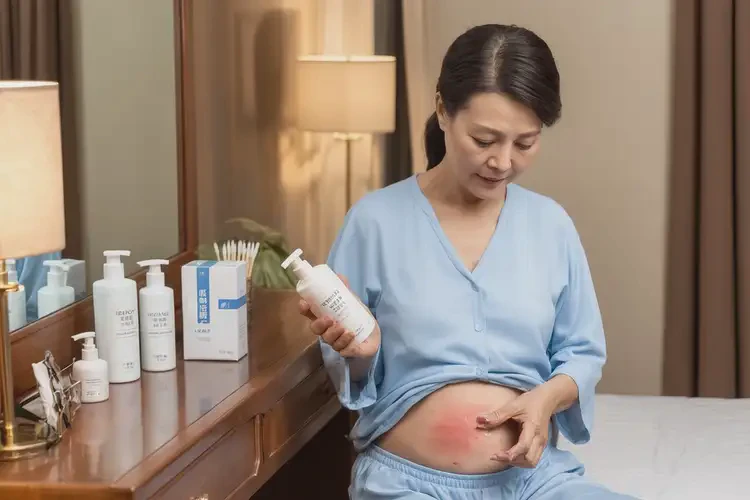 女生肚子偶尔起湿疹不管它会自己好吗(图1)