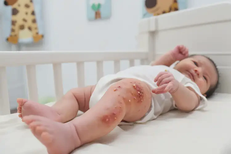 新生兒大腿出濕疹不管它會自己自愈嗎(圖4)