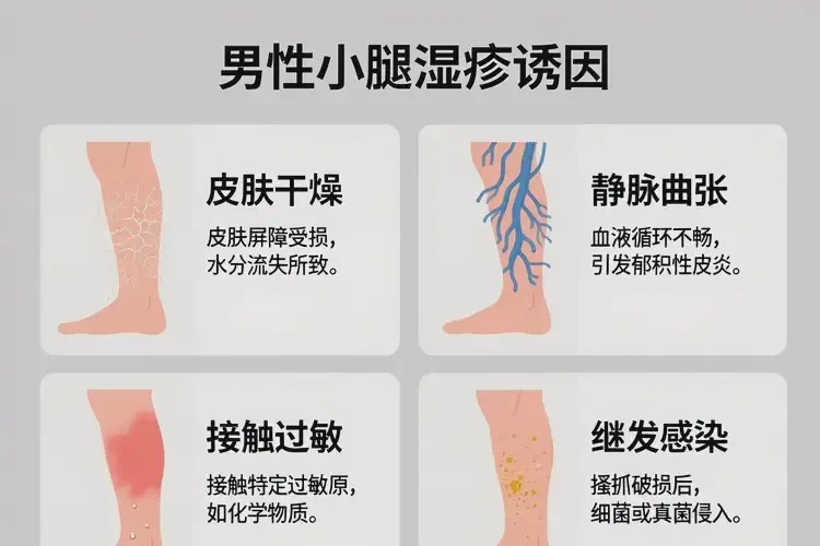 男性小腿出現(xiàn)濕疹不管它會(huì)自己痊愈嗎(圖3)