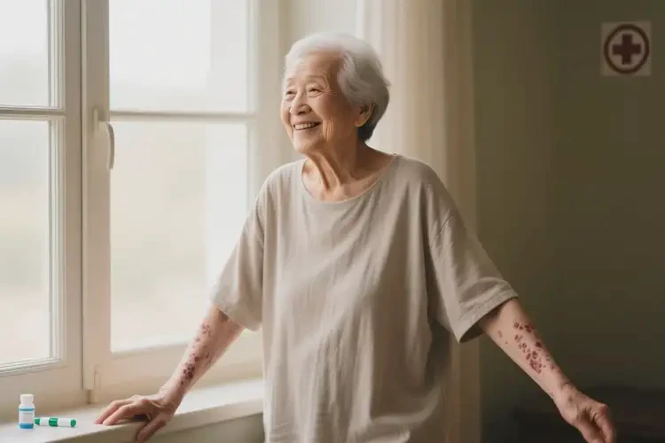 高齡老人四肢出濕疹可以徹底自愈嗎(圖1)