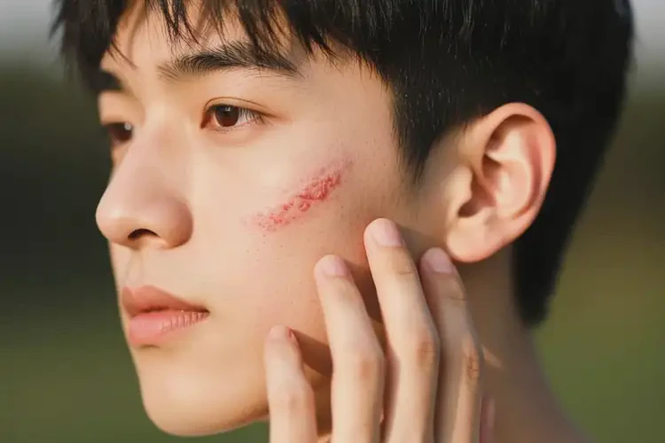 青年人面部偶尔长湿疹不管它会自己好吗(图2)