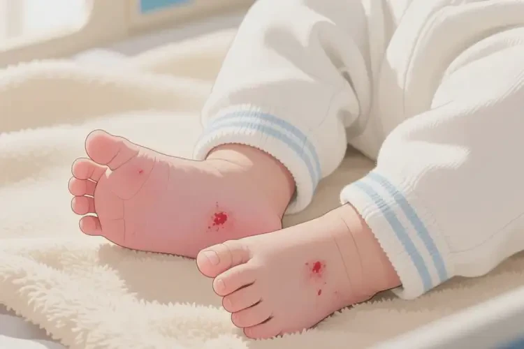寶寶腳上起濕疹不管它會自己自愈嗎(圖4)