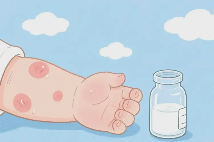 嬰兒手臂容易長(zhǎng)濕疹不管它會(huì)自己自愈嗎(圖2)