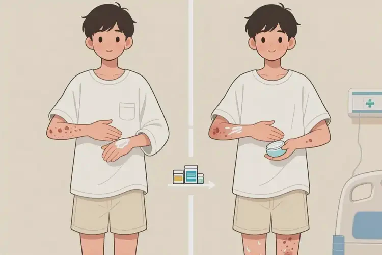 青少年全身長濕疹能夠徹底治愈嗎(圖4)