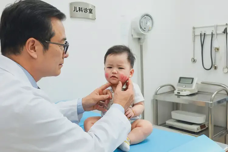 嬰幼兒面部經(jīng)常起濕疹不管它會(huì)自己痊愈嗎(圖2)