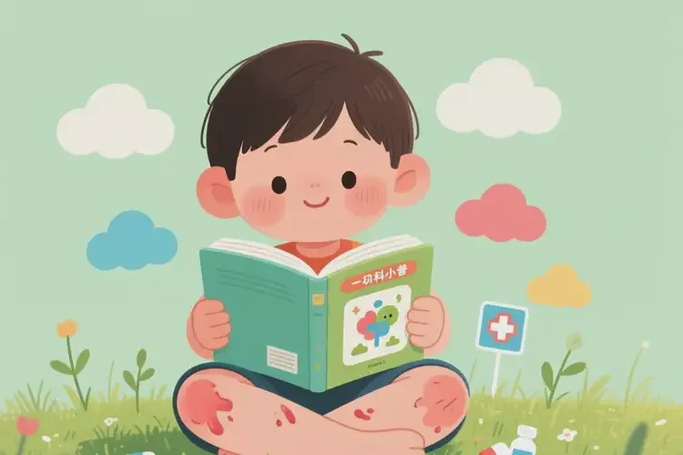 少兒大腿有濕疹能徹底自愈嗎(圖2)