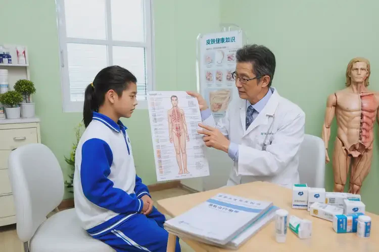 中學(xué)生臉上出濕疹可不可以徹底自愈(圖2)