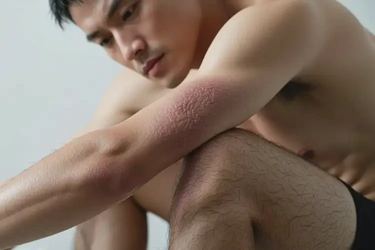 男性四肢經(jīng)常長(zhǎng)濕疹不管它會(huì)自己自愈嗎(圖1)