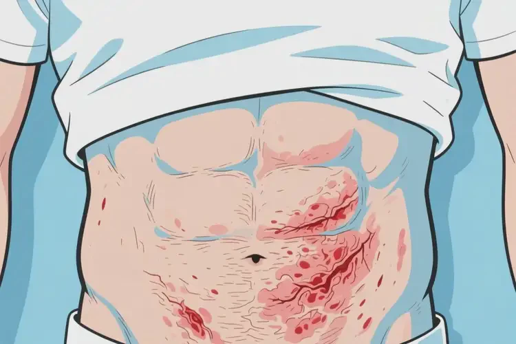 男性肚子經(jīng)常起濕疹不管它會自己痊愈嗎(圖3)