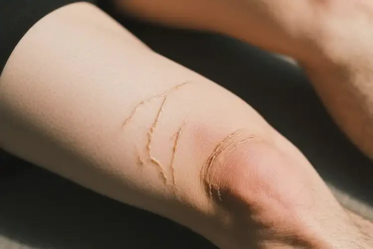 男生大腿上有濕疹可以徹底自愈嗎(圖1)