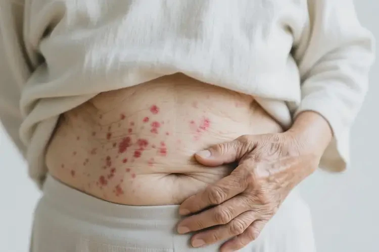 老年人肚子經(jīng)常起濕疹不管它會自己好嗎(圖4)