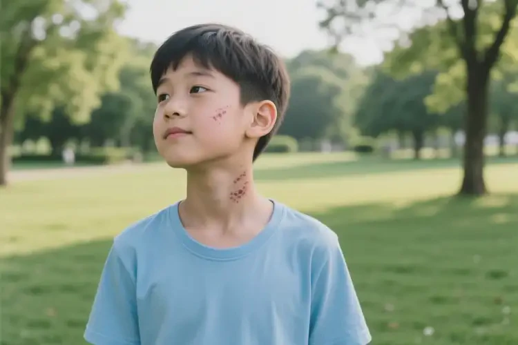 男生脖子上出湿疹能够彻底治愈吗(图1)