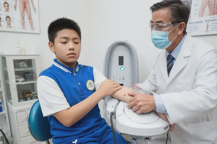 中學(xué)生肚子偶爾起濕疹能夠徹底治愈嗎(圖2)