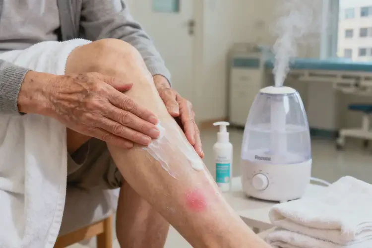 老人小腿出現(xiàn)濕疹可以徹底自愈嗎(圖2)